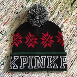 VS Pink beanie
